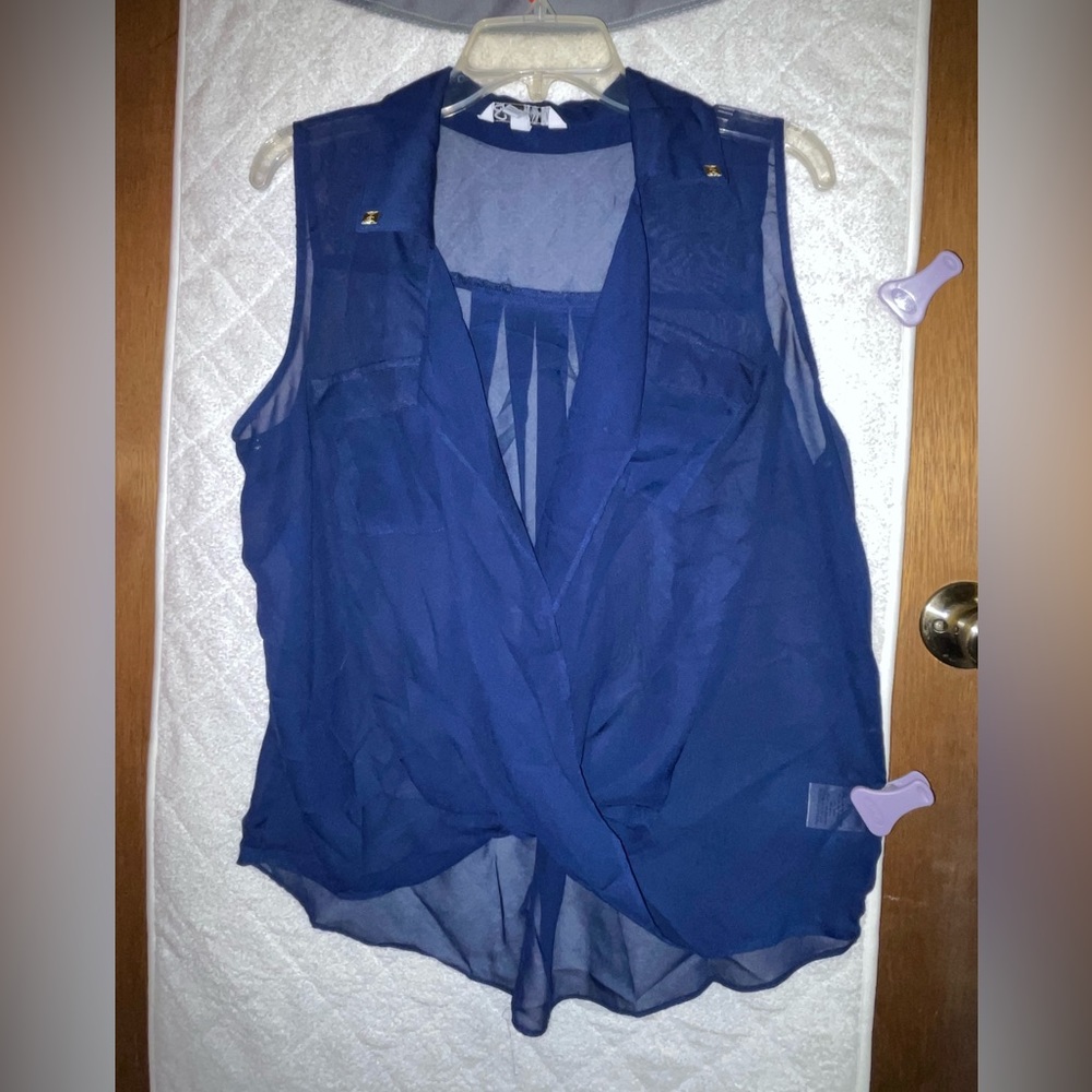 Navy tank top